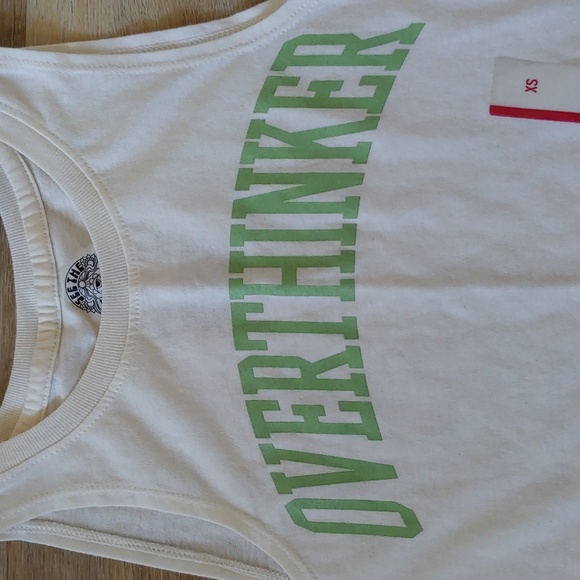 NWT See the Way I See Overthinker Graphic Women's Tank Top Size XS - Picture 2 of 6